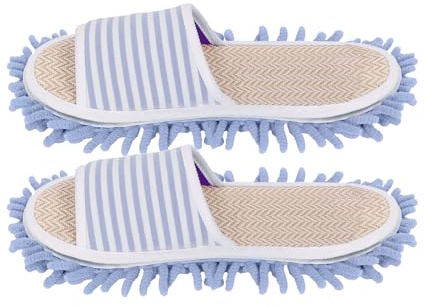 Chanclas - Solución práctica, zapatos de limpieza desmontables multifuncionales | Zapatillas de microfibra Mopa de suelo para dormitorio Baños