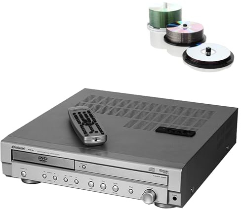 DVD Player Home Theater Amplifier 5.1 Channel with Surround Sound, Supports USB/DVD/VCD/Opt/Coax, Dual Wave Radio, Headphone Monitoring for Home Entertainment