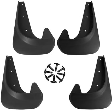 YCXEBLZWH Paraspruzzi Auto, per Fiat Panda II (169) 2003-2012 Impermeabile Resistenti all'Usura Paraspruzzi Ruota Anteriore Posteriore Protezione Ruote Resistente