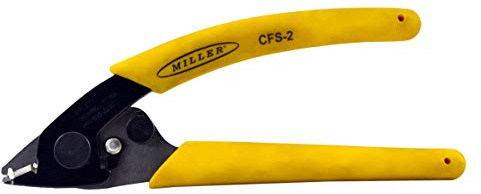 Miller CFS-2 Series Dual Hole Fiber Optic Stripper, Wire Stripper Tool for Working Technicians, Electricians, and Installers, Safe Cable Tool, Easily Portable Wire Stripper, 4.2 Ounces