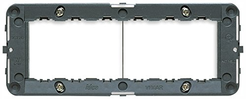 Vimar 0R16716 Idea supporto portafrutti 6M per scatole 6/7M con viti grigio