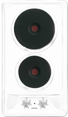 Plaque Electrique 2 feux-Airlux AT320WH - Plaque de cuisson Electrique - Dimensions produit (LxP en cm) : 29 / 51