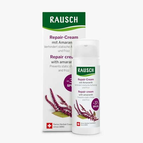 Rausch Amaranth Spliss-Repair-Cream (zum Schutz des Haares vor Sonne, Meer- und Chlorwasser, ohne Silikone und Parabene), 1er Pack (1 x 50 ml)