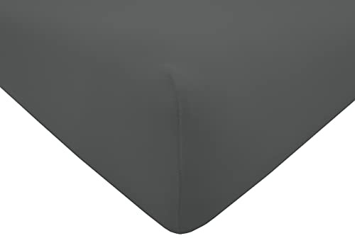 Dukal | Bezug für Massageliegen | 65-70 x 195-200 cm | aus hochwertigem DOPPEL-Jersey | 100% Baumwolle | Farbe: anthrazit
