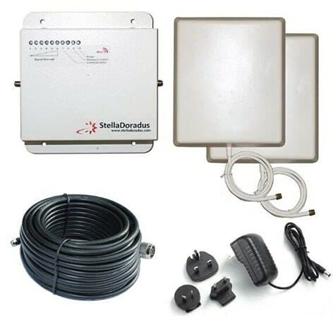 Repetidor amplificador 800 MHz 4G LTE 2000 m² estrella Doradus