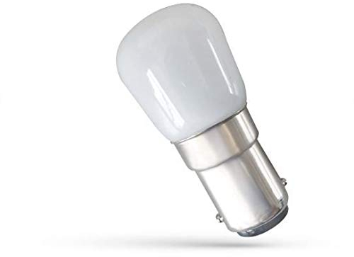 NCC-Licht LED Leuchtmittel mini Röhre T23 Nähmaschine 1,5W BA15d B15d matt warmweiß 3000K