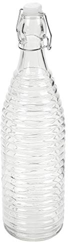 1 3 6X 1L Glass Reusable Swing Lid Water Oil Vinegar Bottle (Lined, 1)