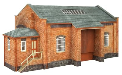 Hornby R7282 OO Spur GWR-Güterschuppen – Modelleisenbahnzubehör, Miniatur-Diorama-Landschaft Zugsets – Lebensechtes Zug-GWR-Güterschuppenmodell – Maßstab 1:76