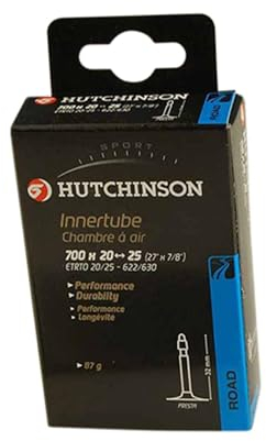 Hutchinson Hutchinson Unisex – Erwachsene Schlauch-1832812510 Schlauch, Schwarz, 20/25