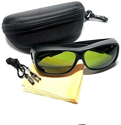sunshine-electronics 355 nm UV CO2 Laser Schutzbrille 190-420 nm & 850-1300 nm 1064 nm Augenschutzbrille mit mehreren Wellenlängen 10,6 um mit Brillenseil