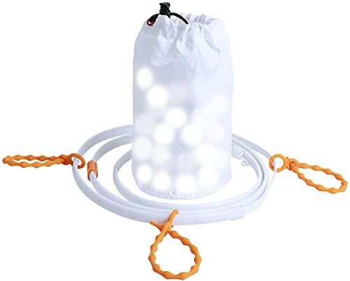 Lunartec Schirmbeleuchtung: 2in1-Outdoor-USB-LED-Lichtschlauch, 90 LEDs, 630 lm, weiß, IP67, 3 m (Schlauch, USB Licht, Weihnachtsbeleuchtung)