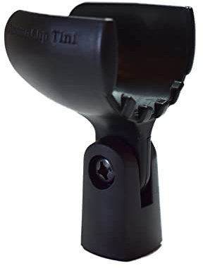 Ammo Clip T1n1 Bullet Mikrofonhalter für Bulletini Mundharmonika Mikrofon (natürliches Schwarz)