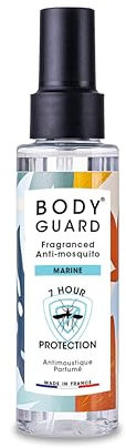 BODYGUARD | Anti-moustiques Parfumé | Spray répulsif | Protection contre piqûres de moustiques | Efficacité 8 heures contre les moustiques tigres | Enfants dès 1 an | Fabriqué en France | 100 ml