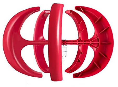 BAIYITONGDA Turbinas Eólicas de 600W, Turbina Aerogeneradora de 12V/24V, Motor de Viento para Barco de Jardín con Eje Vertical con Controlador, Equipo Productor de Energía,24v