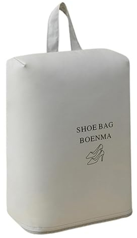 Schuhbeutel Aufbewahrungsbeutel – Reise-Organizer Schuhtasche – tragbarer Schuhbeutel Organizer für Wanderschuhe, Arbeitsstiefel, Lederschuhe, High Heels, hellgrau, Refer to , Unisex
