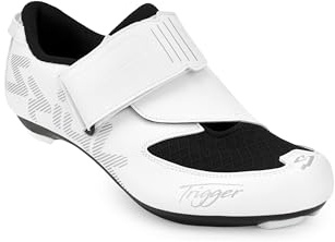 Spiuk Trigger Chaussures Triathlon Unisexe Blanc Mate T45