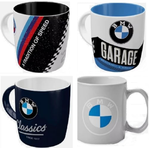 BMW 4x Speed Kaffee Becher Kaffeetasse Motorsport M Performance Tasse M3 M4 3er