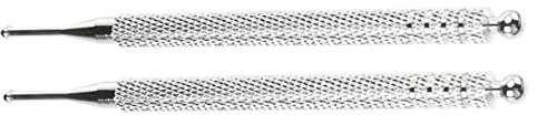 SAFIGLE 2piezas Detector De Acupuntura Auricular Boligrafo De Acupresion Herramienta De Reflexologia Para Punto Auricular Varilla De Presion Para Masaje Para Uso Auriculoterapia