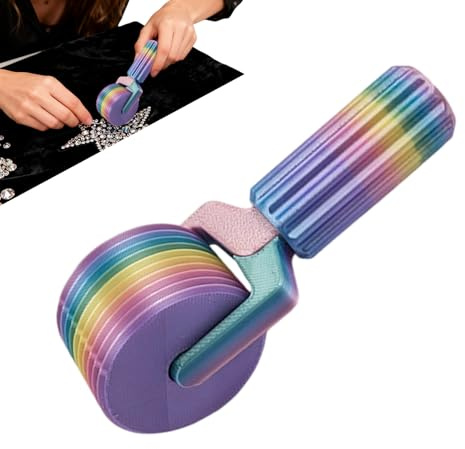 Gem Art Painting Press Roller, 3d Printed Diamond Art Painting Roller, Rodillo para Arte con Diamantes, Herramientas para Pintura de Diamantes, Rodillo de Dibujo de Diamant de Imitación, Accesorios