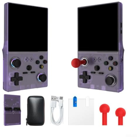 Console portatile da 4 pollici HD WiFi palmare: divertimento multiplayer ovunque! (viola)