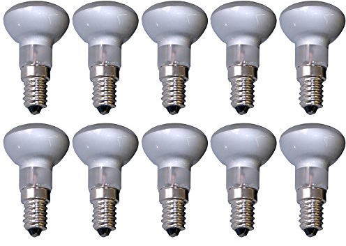 NCC-Licht 10x Reflektorlampe R39 30W matt E14 210lm warmweiß Dimmbar | Leuchtmittel aus Glas, stufenlos dimmbar, ideal für Akzent- und Spotbeleuchtung
