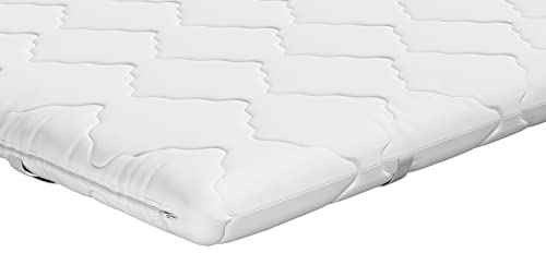 Traumnacht orthopädischer Matratzentopper, mit einem bequemem Komfortschaumkern, Öko-Tex zertifiziert, 90 x 190 cm, produziert nach deutschem Qualitätsstandard