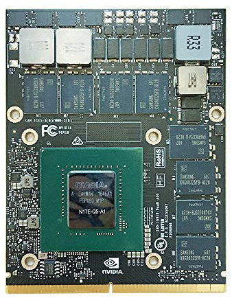 New 16GB Graphics Video Card GPU Upgrade Replacement, for Dell Precision 7730 7720 7710 M7720 M7710 7530 Mobile Workstation Laptop, NVIDIA Quadro P5000 GDDR5 N17E-Q5-A1, MXM Board Repair Parts