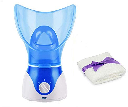 Facial Steamer Professional Steam Inhaler Facial Sauna Spa for Face Mask Moisturizer - Sinus with Aromatherapy Diffuser Skin Care