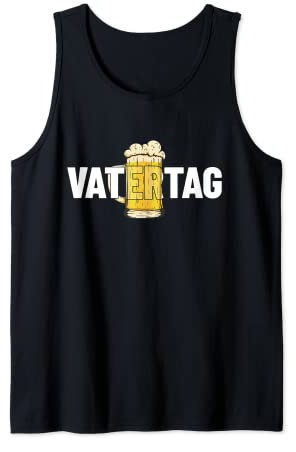Herren Vatertag Bollerwagen Pils Bier Papa Vater Vatertag Tank Top