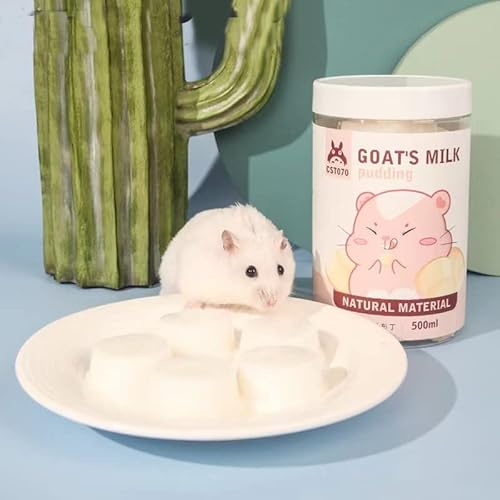 JONSANTYGFRY Comida para hámsters Pudding de Leche de Cabra Comida para pequeños roedores