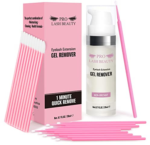 Wimpernkleber Entferner 20ML Wimpern Remover für Wimpernverlängerungen Bürsten Schnelles Auflösen Weniger als 60s Entfernung Wimpernkleber-Entferner Kein Duft