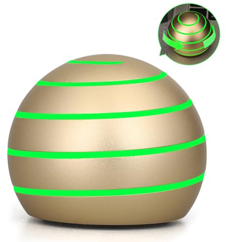 Metall skrivbord fidget spinnare leksak för barn och vuxna, stressreducering, fidget gyrobollleksak för gåvor, dekoration, klassrum, pirzes, födelsedagsfest present (guld)