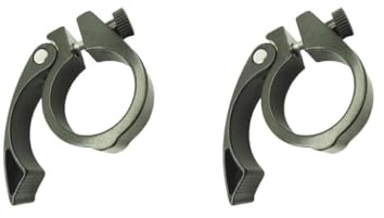 Klappbare Fahrrad-Sattelstützenklemme aus Aluminiumlegierung, 38 mm, 2 Stück