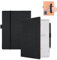 Vakarey für Remarkable 2 Hülle mit Stifthalter, PU Leder Folio Tablet Hülle mit Handschlaufe, Schwarz
