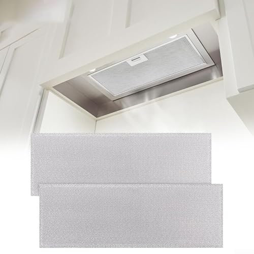 2 filtri per cappa da cucina, in metallo, per cappe da cucina Nutone, filtri antigrasso in alluminio