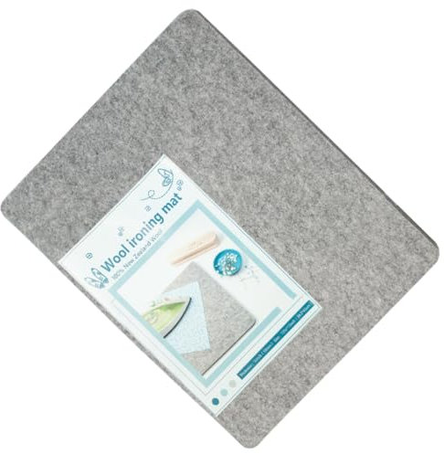 GAROZATION Bügelunterlage Hitzebeständige Pressmatte Neuseelandwolle Für Quilting Und Nähprojekte Wiederverwendbar Und Tragbar Schützt Empfindliche Während Bügelns