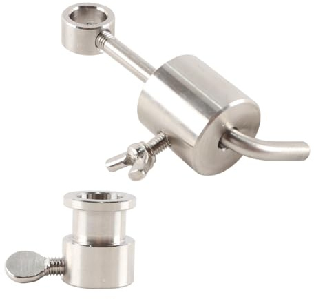 Enwye 286g Stainless Steel Skewer Weight and Bearing for Rotisserie Skewer,Suitable for Grill 8-10cm