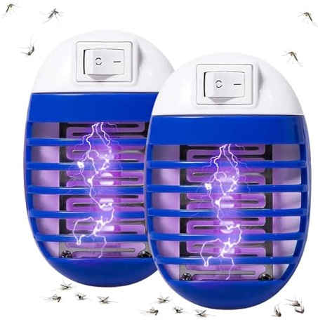 Genérico Zapper Fly, Steckdose für Fruchtfliegenempfänger, mit Nachtlicht, elektrisches Campingflyl, wasserdichte Lampe, Flyy Killers