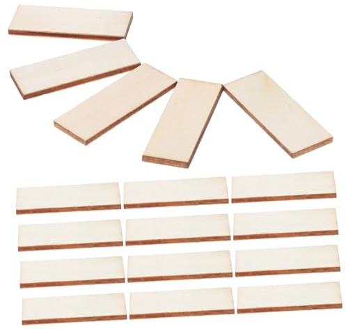 Gogogmee 100 Piezas Mini Suelo Madera para Casa Muñecas Tablones Beige Accesorios Muebles DIY para Decoración Habitaciones Pequeñas