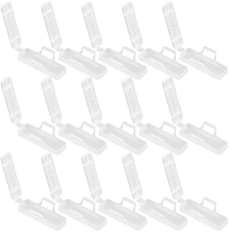 Ciieeo Abrazaderas de Cable Reutilizables para Etiquetas Eléctricas, Soporte Plástico Transparente para Cables de 10 Mm de Ancho, Caja Organizadora de 50 Unidades, Uso Doméstico Oficina