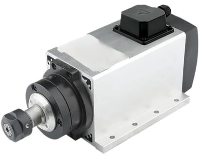 Moteur de broche CNC refroidi à l'air, 3,0 kw, ER20, 4 roulements carrés, for routeur, gravure, fraiseuse bois(3.0kw 380V)