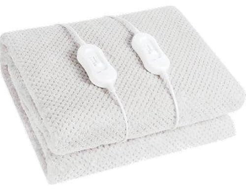nextradeitalia 1 PZ SCALDALETTO ELETTRICO LANA SINTETICA EFFE VOLT 230 WATT 60X2 CM 160X140 SINTEX BIANCO W 60x2 Mod.FERX.VIRXDTDDED