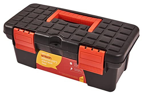 Am-Tech Multifunktions-Plastikkoffer mit Einlage, 25 cm