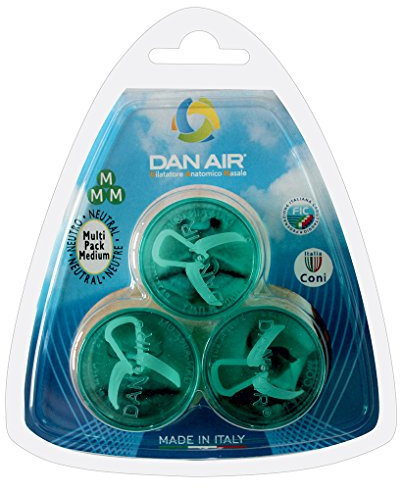 Anti Schnarch Nasendilatator, Schnarchstopper Mittel und für Sport - Geprüft vom Italienischen Olympischen Komitee - Made in Italy - 3 MEDIUM