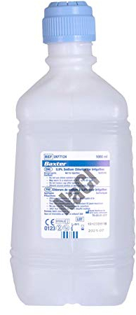 Baxter NaCl 0.9% Sodium Chloride (Saline) For Irrigation. One Litre (1000ml).