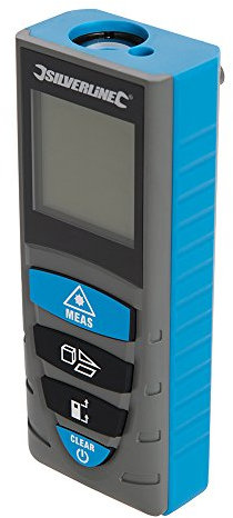 Silverline Tools 727787 40 m Distance Laser - Blue