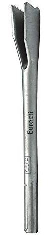 Eurobit 0615 Scalpello per canali con attacco SDS max, per scanalature canaline tracce, mm 32x300