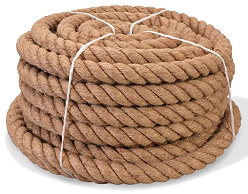 vidaXL Rep 100% Jute 14 mm 250 m