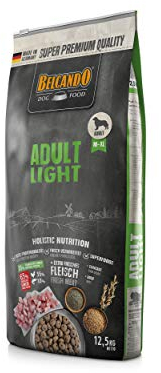 BELCANDO Adult Light [12,5 kg] Hundefutter | Trockenfutter für übergewichtige Hunde | Alleinfuttermittel für ausgewachsene Hunde ab 1 Jahr