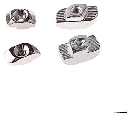 5-100PCS M3 M4 M5 M6 M8 T-Nut-T-Nut Gleit-T-Mutter Hammerkopf-Einschlagmutter für 20 30 40 45 Serie EU Aluminium-Strangpressprofil-4040 T-Mutter M3,50ST